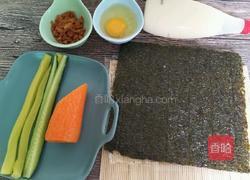 肉松紫菜卷的做法图解1