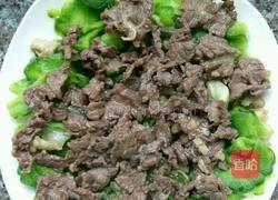 牛肉炒苦瓜的做法图解13