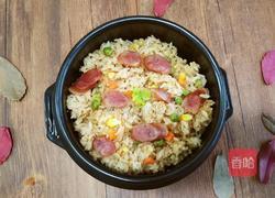 广味腊肠焖饭的做法图解6