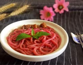 牛肉蔬汁面[图]