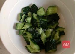 黄瓜拌麻酱的做法图解4