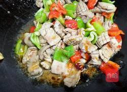 青红椒炒腰花的做法图解13