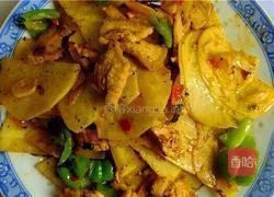 土豆片回锅肉的做法图解6