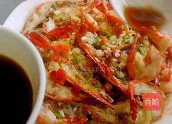 粉丝蒜茸虾的做法图解5