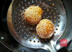 南瓜空心芝麻球的做法图解17