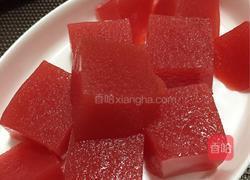 西瓜汁果凍的做法圖解1