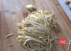 青菜炒千张的做法图解3