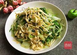 青菜炒千张的做法图解12