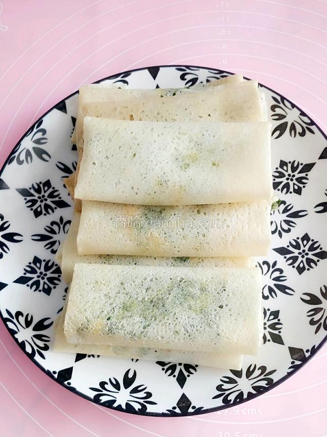 全部卷好的饼！