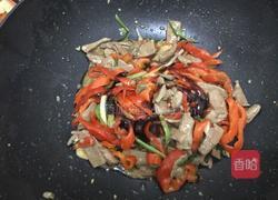 猪肝炒辣椒的做法图解7