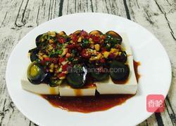蒜蓉酱拌嫩豆腐皮蛋的做法图解7
