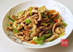 青椒炒鸭肠的做法图解9