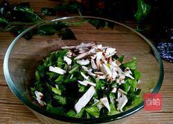 芹菜叶香菇饼的做法图解2