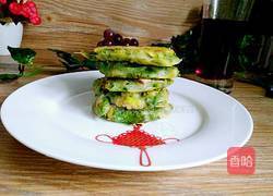 芹菜叶香菇饼的做法图解13