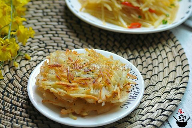 土豆饼口感焦脆