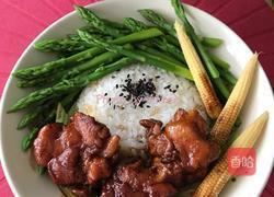 照烧鸡块盖饭的做法图解5