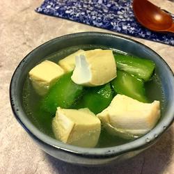 丝瓜豆腐汤的做法[图]