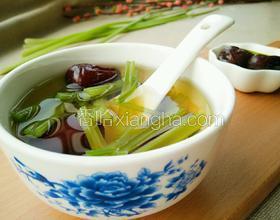 紅棗芹菜湯