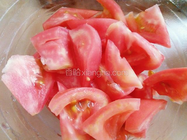 西红柿去皮切块