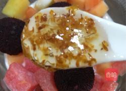 糖桂花牛奶水果捞的做法图解4