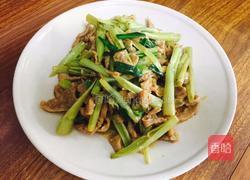 牛肉炒通菜梗的做法图解9