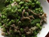 毛豆肉丝