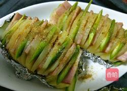 培根芦笋风琴土豆的做法图解4