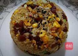 香辣腊肠蛋炒饭的做法图解10