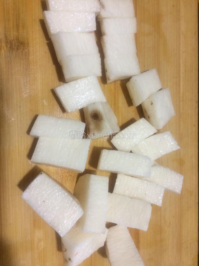 淮山去皮切块