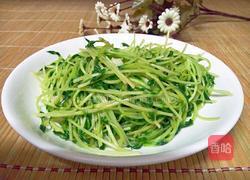 清炒豆苗的做法图解4