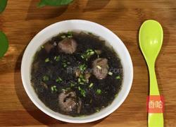 牛肉丸紫菜汤的做法图解8