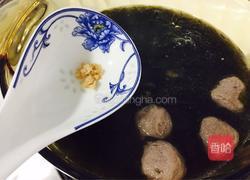牛肉丸紫菜汤的做法图解5