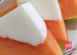 牛奶木瓜布丁的做法图解1