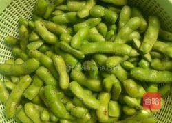 五香毛豆的做法图解1