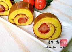 草莓蛋糕卷的做法图解17