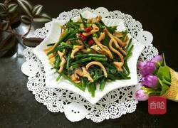 韭菜苔炒鸭肠的做法图解13