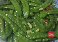 蒜炒荷兰豆的做法图解5