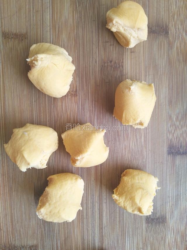 分成小剂子(大小随意)
