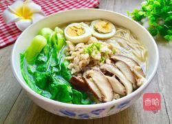 香菇鸡丝汤面的做法图解9