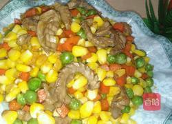 腰花炒玉米粒的做法图解7