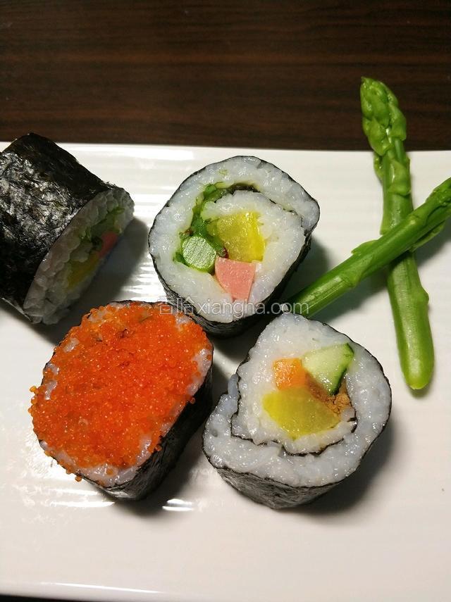 配上芥末和酱油哥