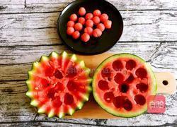 火龙果西瓜果盘的做法图解5