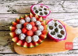 火龙果西瓜果盘的做法图解10