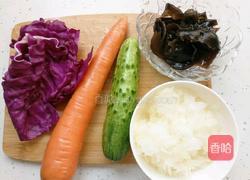 五彩凉拌菜的做法图解2