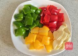 香烤彩椒鸡肉串的做法图解4