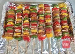 香烤彩椒鸡肉串的做法图解5