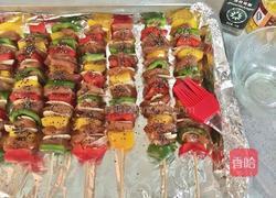 香烤彩椒鸡肉串的做法图解7