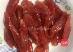 荷兰豆炒甜肠的做法图解4