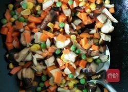 杂蔬炒饭的做法图解2