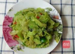 家常辣椒炒苦瓜的做法图解5